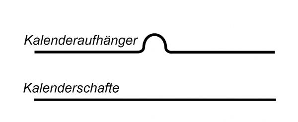 Kalenderschafte, 88-298 mm